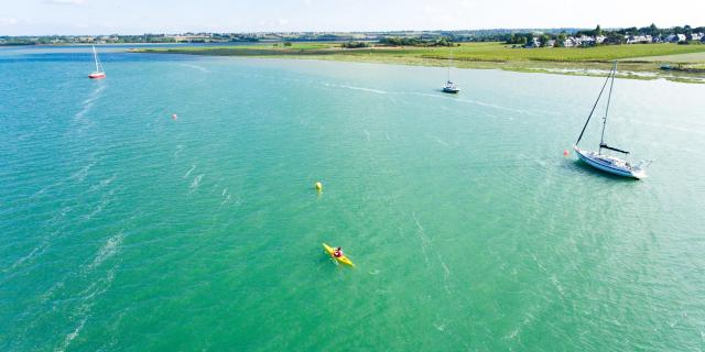 Canoë Kayak dans le havre de Regnéville sur Mer