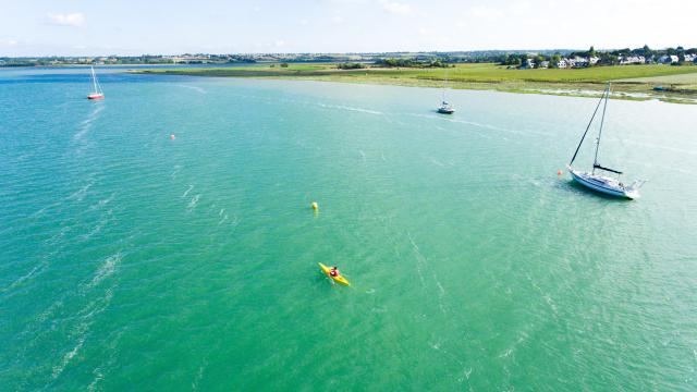 Canoë Kayak dans le havre de Regnéville sur Mer