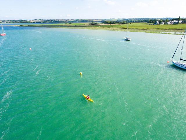 Canoë Kayak dans le havre de Regnéville sur Mer