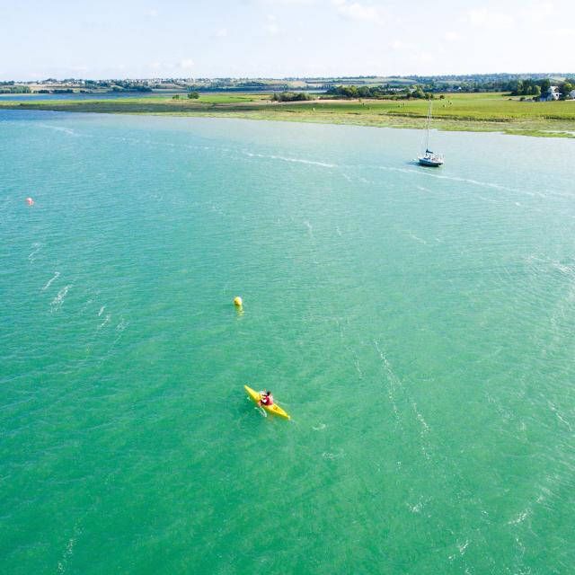 Canoë Kayak dans le havre de Regnéville sur Mer