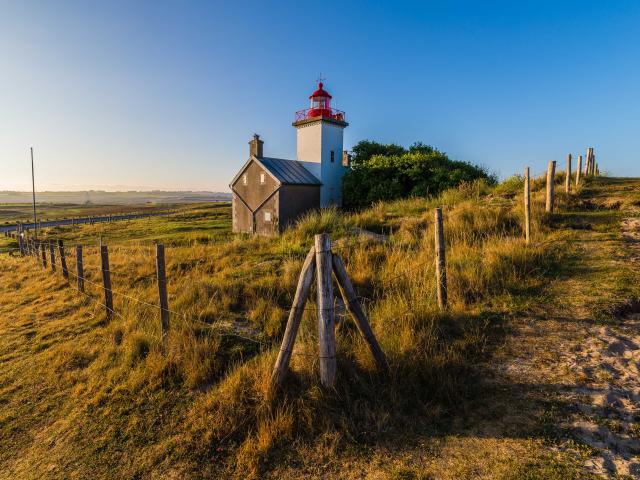 Phare de la pointe d'Agon à Agon-COutainville