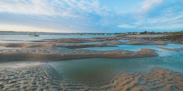 Havre de regnéville sur mer à marée basse