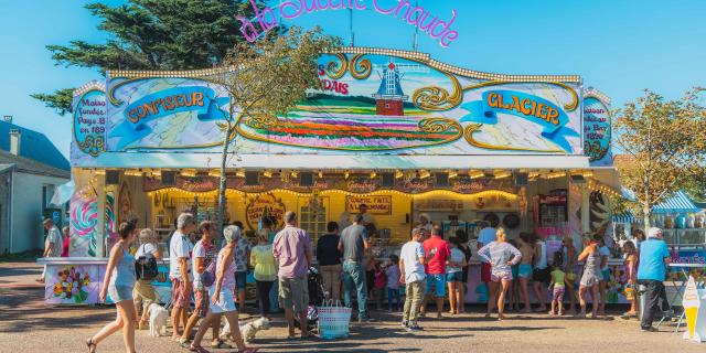 La sucette chaude à Hauteville sur mer stand