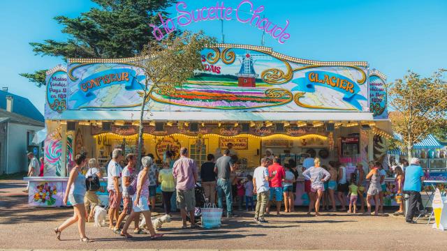 La sucette chaude à Hauteville sur mer stand