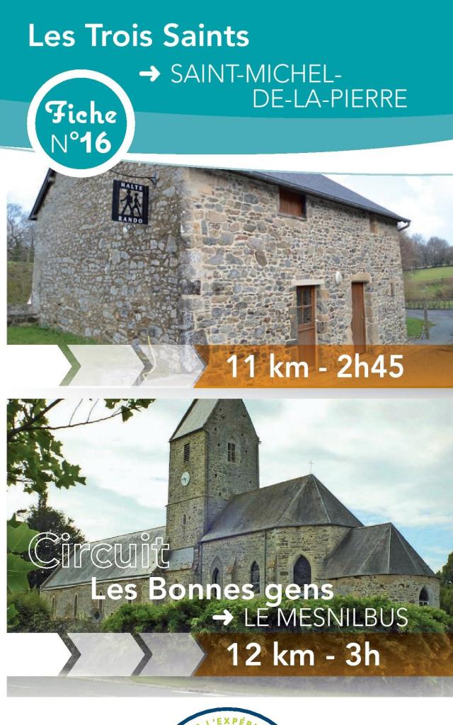 Fiche 16 Saint Michel De La Pierre des circuits de Coutances Tourisme