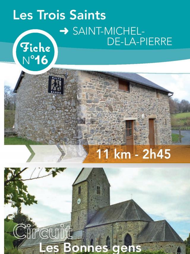 Fiche 16 Saint Michel De La Pierre des circuits de Coutances Tourisme