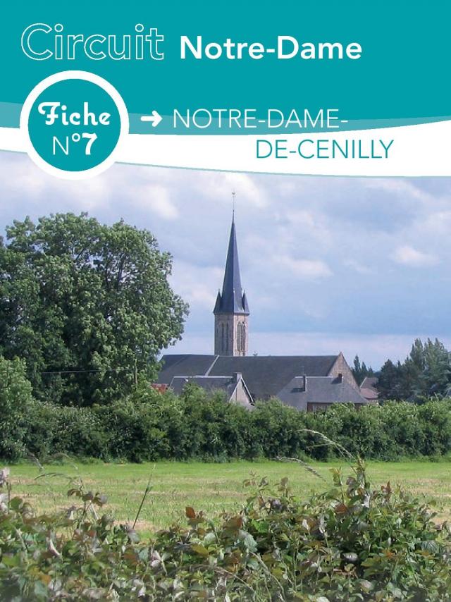 Fiche 7 Notre Dame De Cenilly des circuits de randonnée de Coutances Tourisme