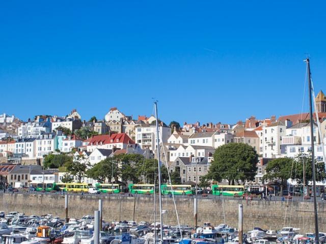 Guernsey vue du port