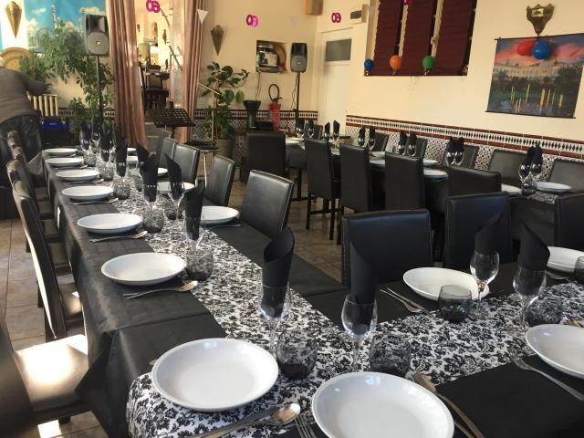 Salle de restaurant la rose des sables à Coutances