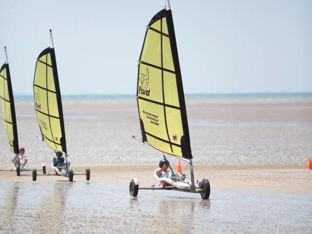 Char à voile à Agon-Coutainville