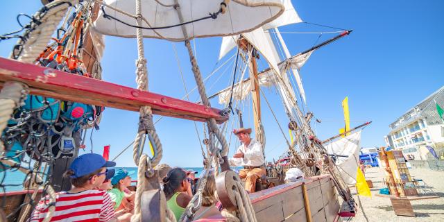 Agenda des animations pour enfants COutainville la plage à Agon COutainville