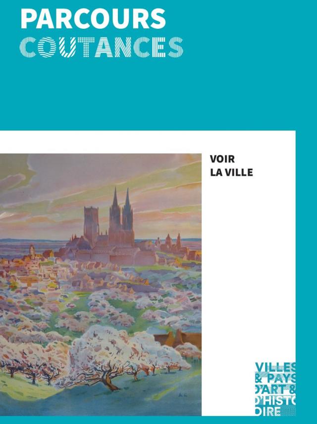 COuverture de la brochure Coutances du pays d'art et d'histoire du Coutançais