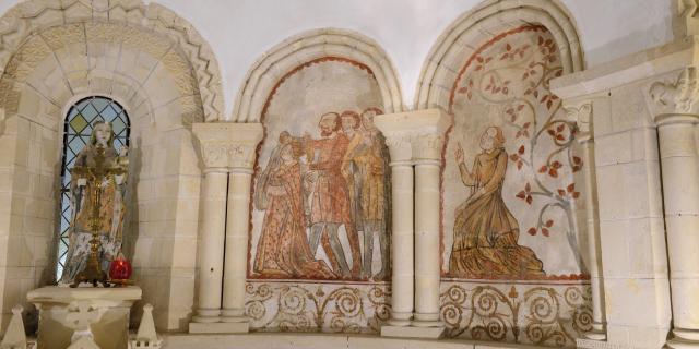 Cycle de sainte barbe dans l'église de Savigny