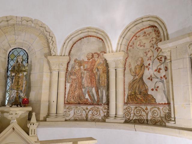 Cycle de sainte barbe dans l'église de Savigny