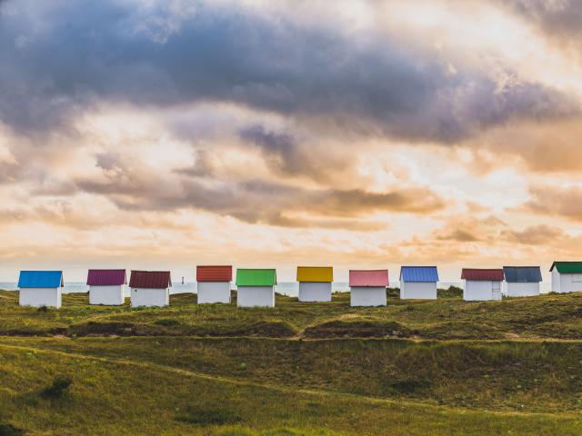 Cabines de Gouville-sur-Mer