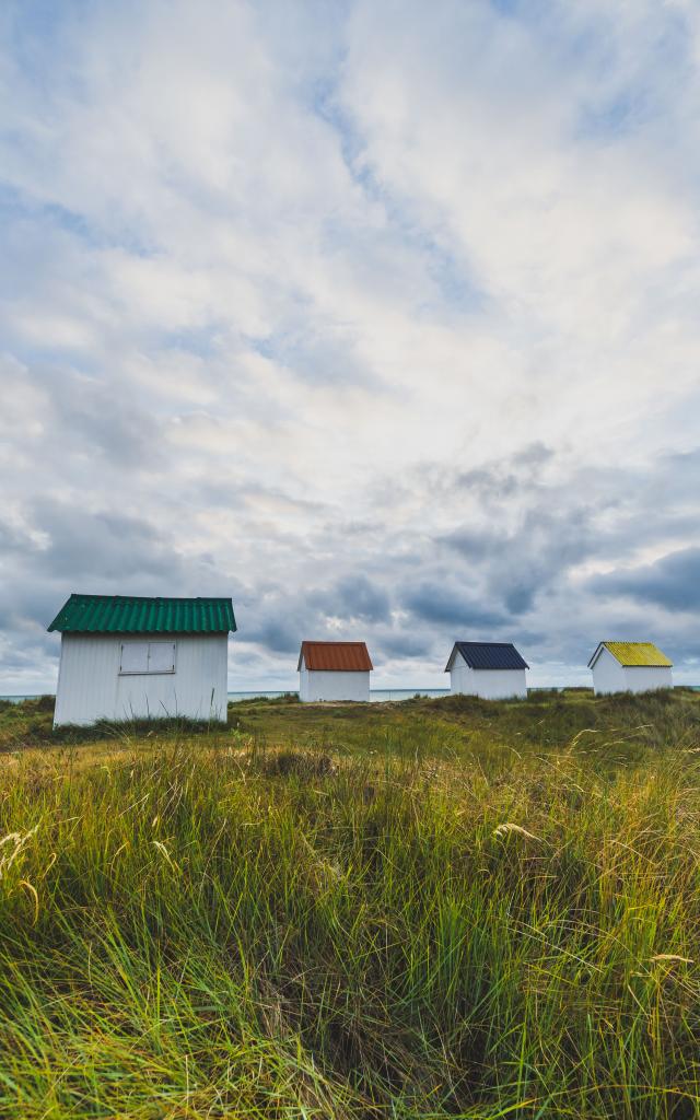 Cabines de Gouville sur Mer