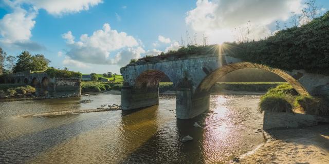 Pont de la roque à Heugueville sur Sienne pour admirer le mascaret