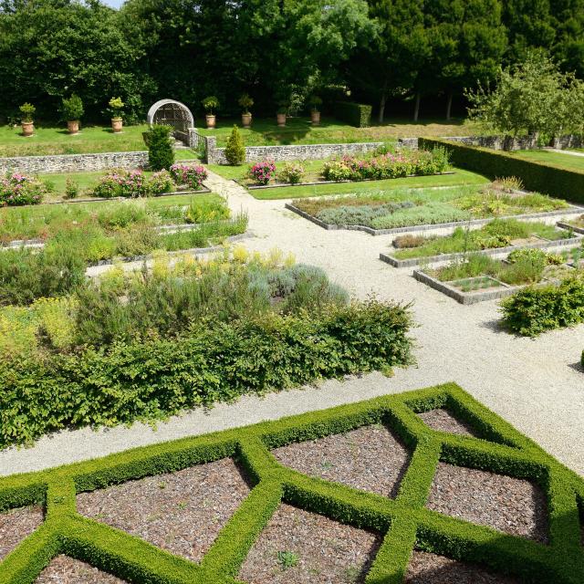 Jardin Du Musée Tancrède De Hauteville La Guichard