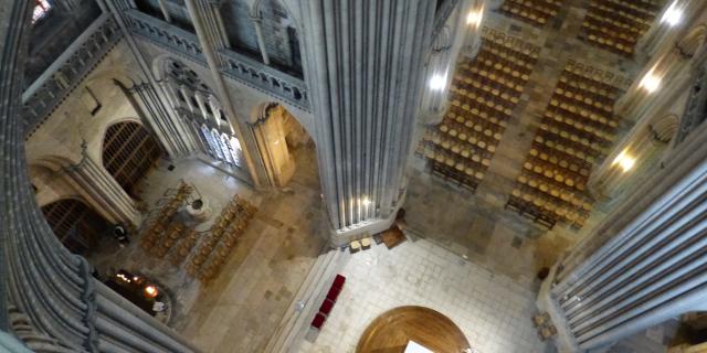 Visite des parties hauts de la cathédrale de Coutances