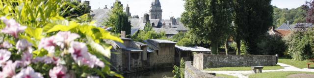 Lavoirs en bord de Sienne à Villedieu Les Poêles