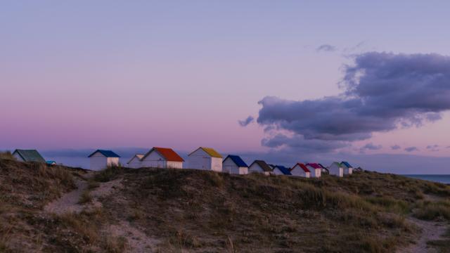 Cabines de Gouville sur Mer