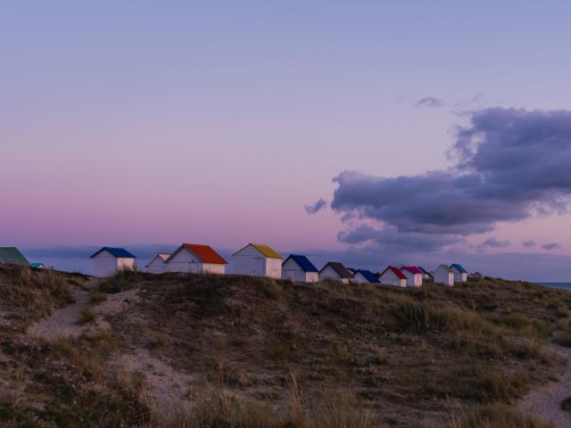 Cabines de Gouville sur Mer