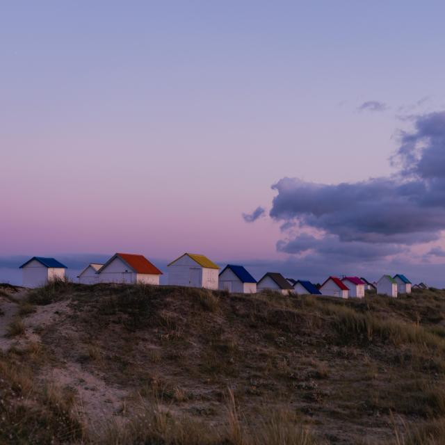 Cabines de Gouville sur Mer