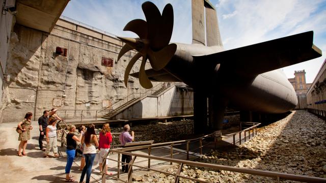 Le sous-marin redoutable à la Cité de la mer de Cherbourg