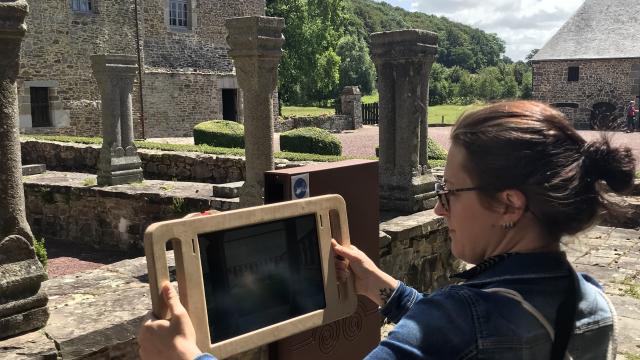 Abbaye de Hambye tablettes 3d