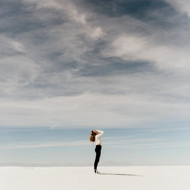 Averie Woodard sur la plage