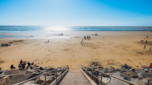 Plage de hauteville sur Mer