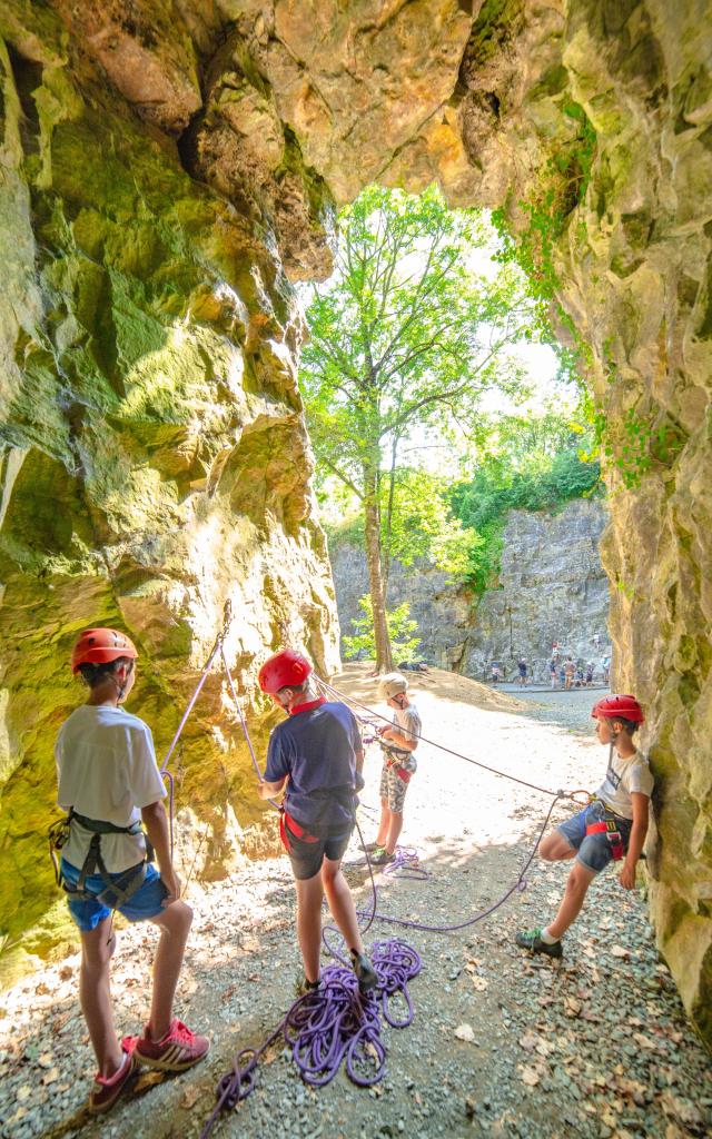 site naturel d'escalade de montmartin sur mer