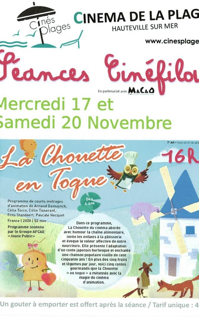 Cinéfilou à Hauteville-sur-Mer en Novembre 2021