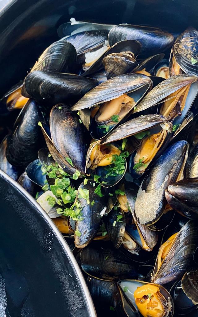 Moules a la normande