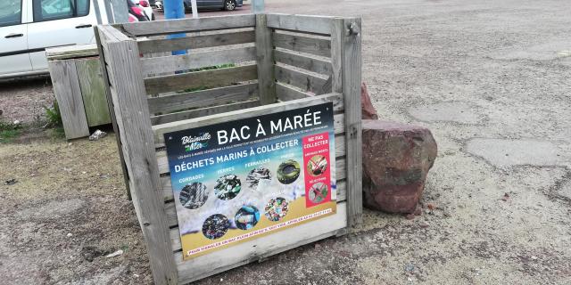 Bac A Marée Blainville Sur Mer Cale De Blainville Parking Grand Herbet