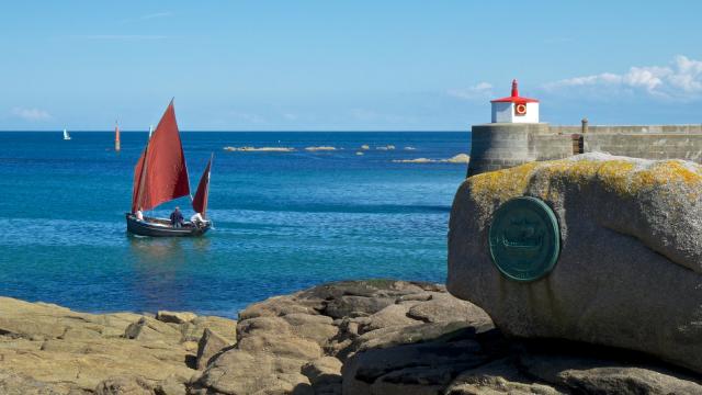 Vue sur la mer à Barfleur