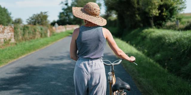 Slow tourisme et vélo à Coutances mer et bocage