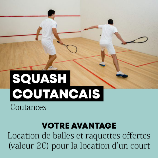 Cheque Avantage Squash Coutançais