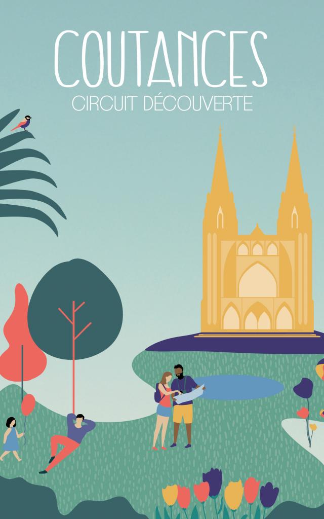 Couverture circuit de ville Coutances Tourisme 2022