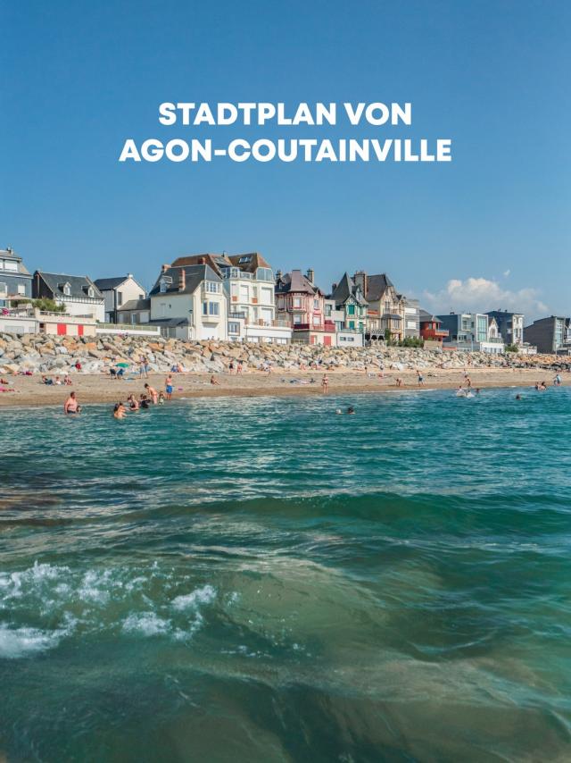 Stadtplan von Agon-Coutainville