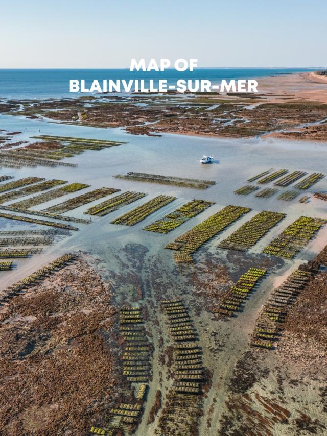 Map of Blainville-sur-Mer