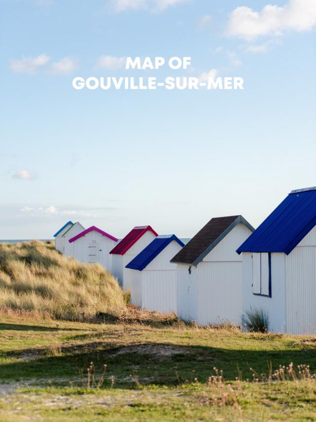 Map of Gouville-sur-Mer