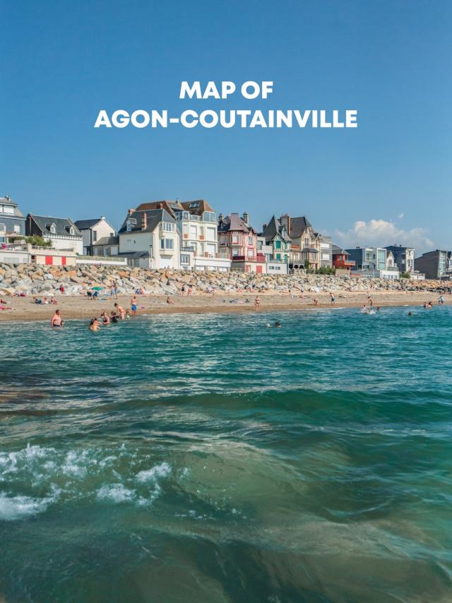 Map of Agon-Coutainville