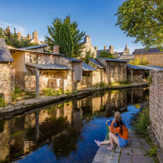 Villedieu les poêles, lavoirs été 2020