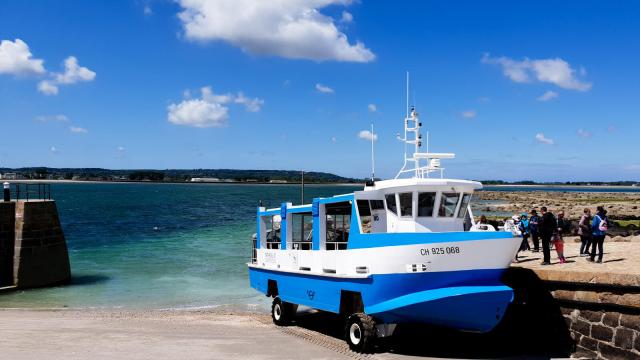 Bateau Amphibie Ile Tatihou Manche Normandie