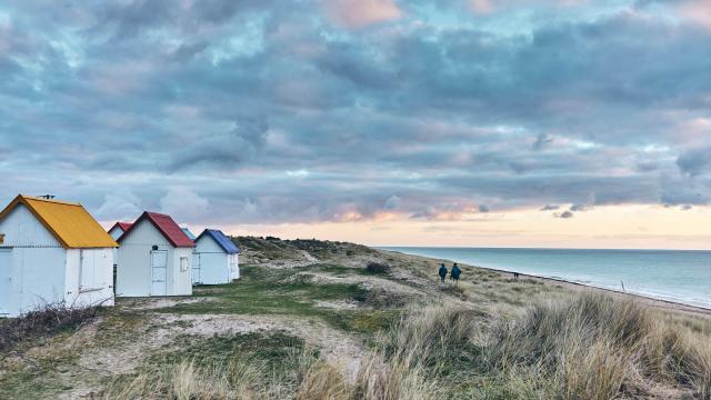 Cabines De Gouville En Hiver