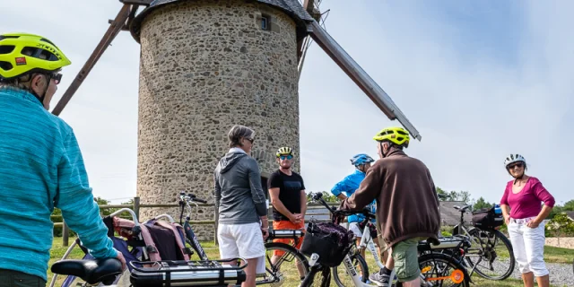 Sortie vélo et moulin de Gouville-sur-Mer