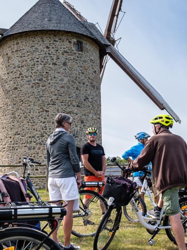 Sortie vélo et moulin de Gouville-sur-Mer