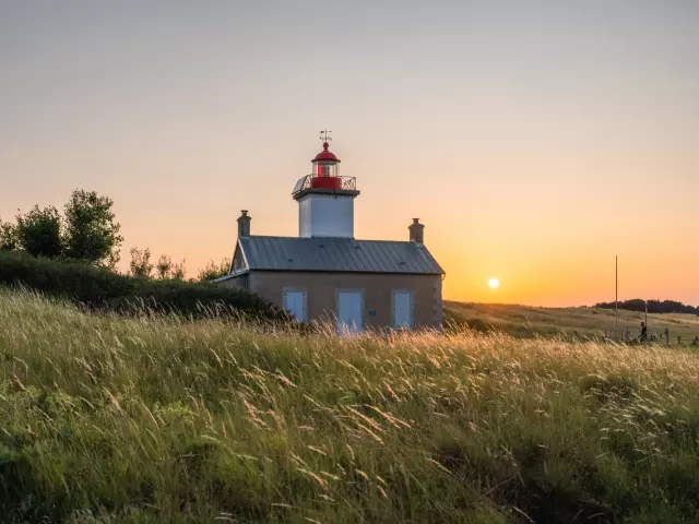 La Pointe d'Agon / Havre de Régneville au coucher de soleil