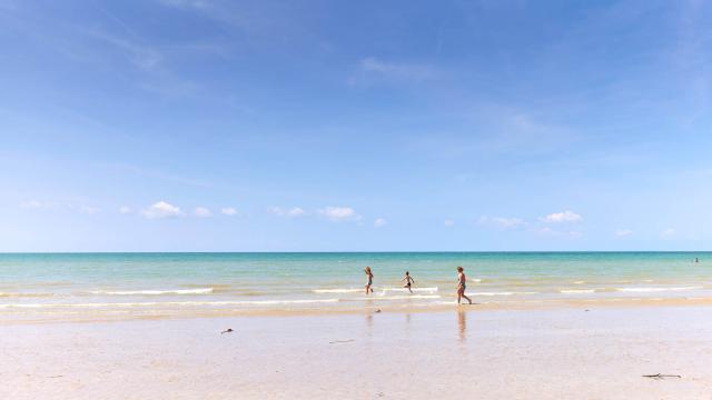 Plage Dagon Coutainville Juillet